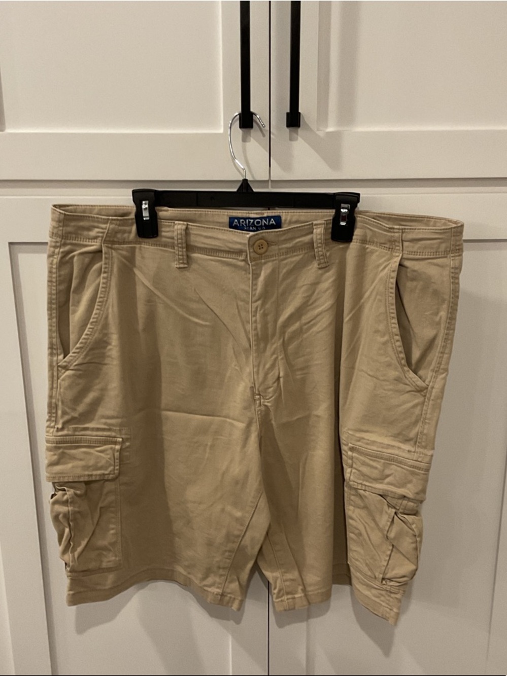 Arizona Jean Company Khaki Cargo Shorts for Men
